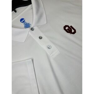 Oklahoma Sooners NCAA Golf Men's Polo Stripe Short Sleeve Shirt Size 2XL